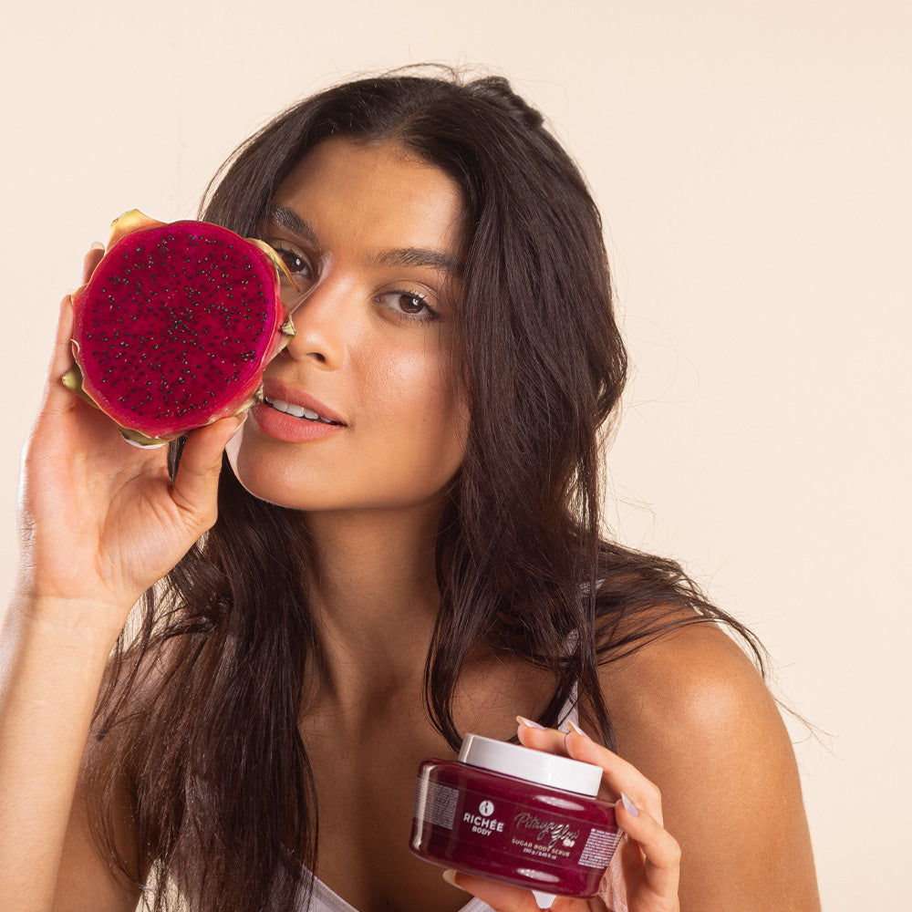 Kit Esfoliante, Geleia e Body Splash Pitaya