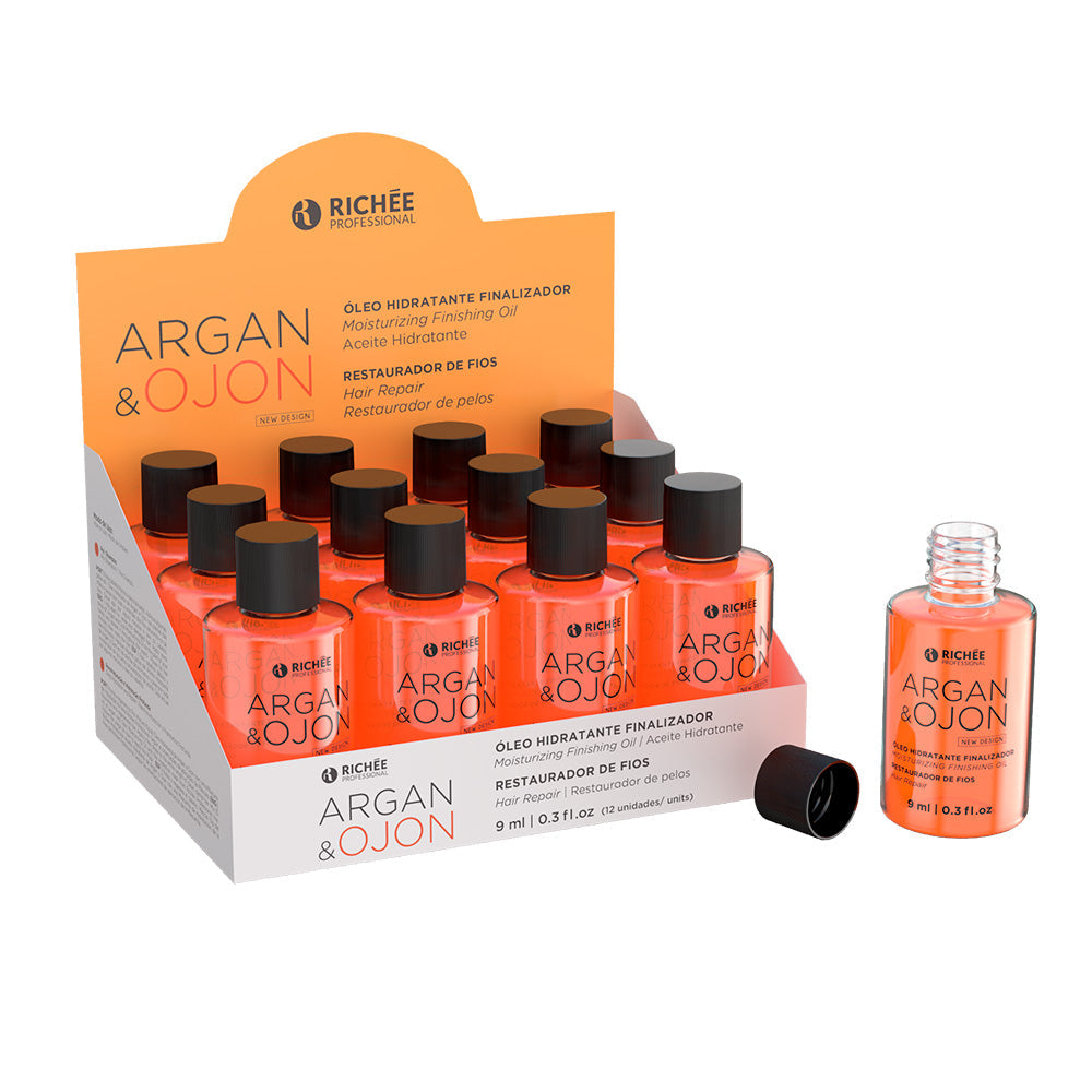 Richée Argan e Ojon Óleo Display 12 unidades de 9ml