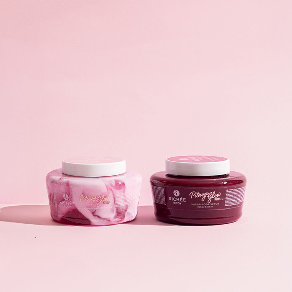 Kit Geleia Hidratante e Esfoliante Pitaya