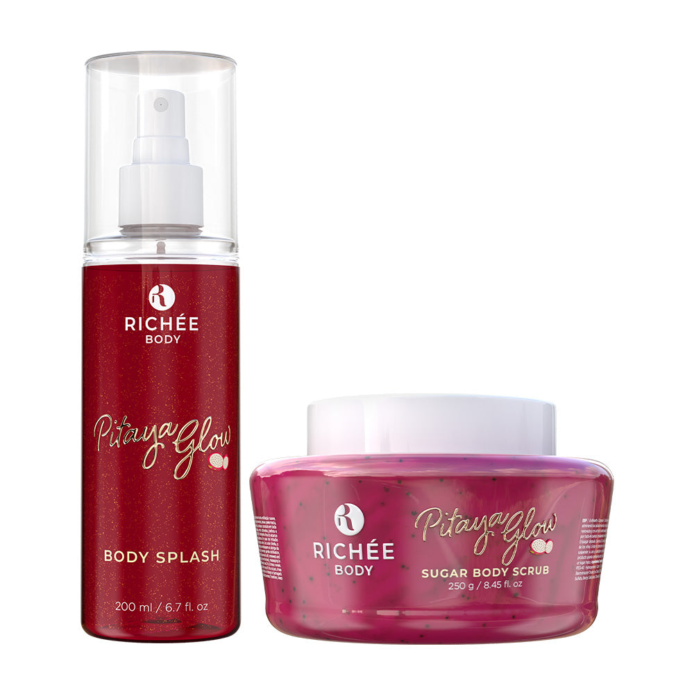 Kit Esfoliante e Body Splash Pitaya