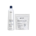 Kit Descoloração Pó Azul 300g e Emulsão 20Vol. 900ml Prismcolor