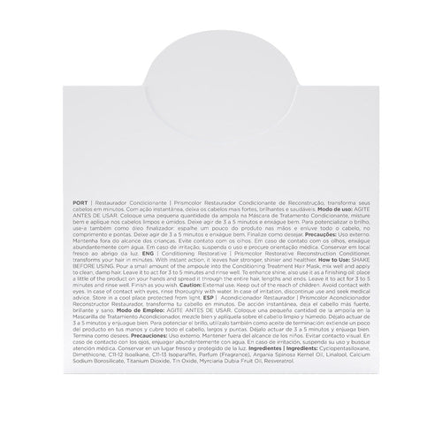 Ampola Reconstrução Prismcolor Caixa com 12 unid.