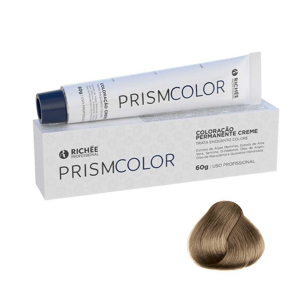 Coloração 8.3 Louro Claro Dourado Prismcolor 60g