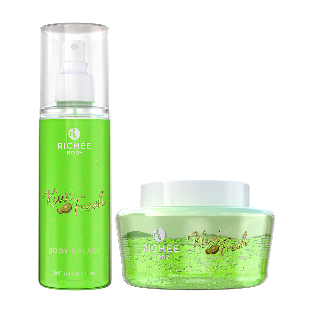 Kit Geleia Hidratante e Body Splash Kiwi