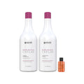 Kit Shampoo Antirresíduo + Texturizador Bioplástica (2x1L)  e Óleo Argan e Ojon 9ml