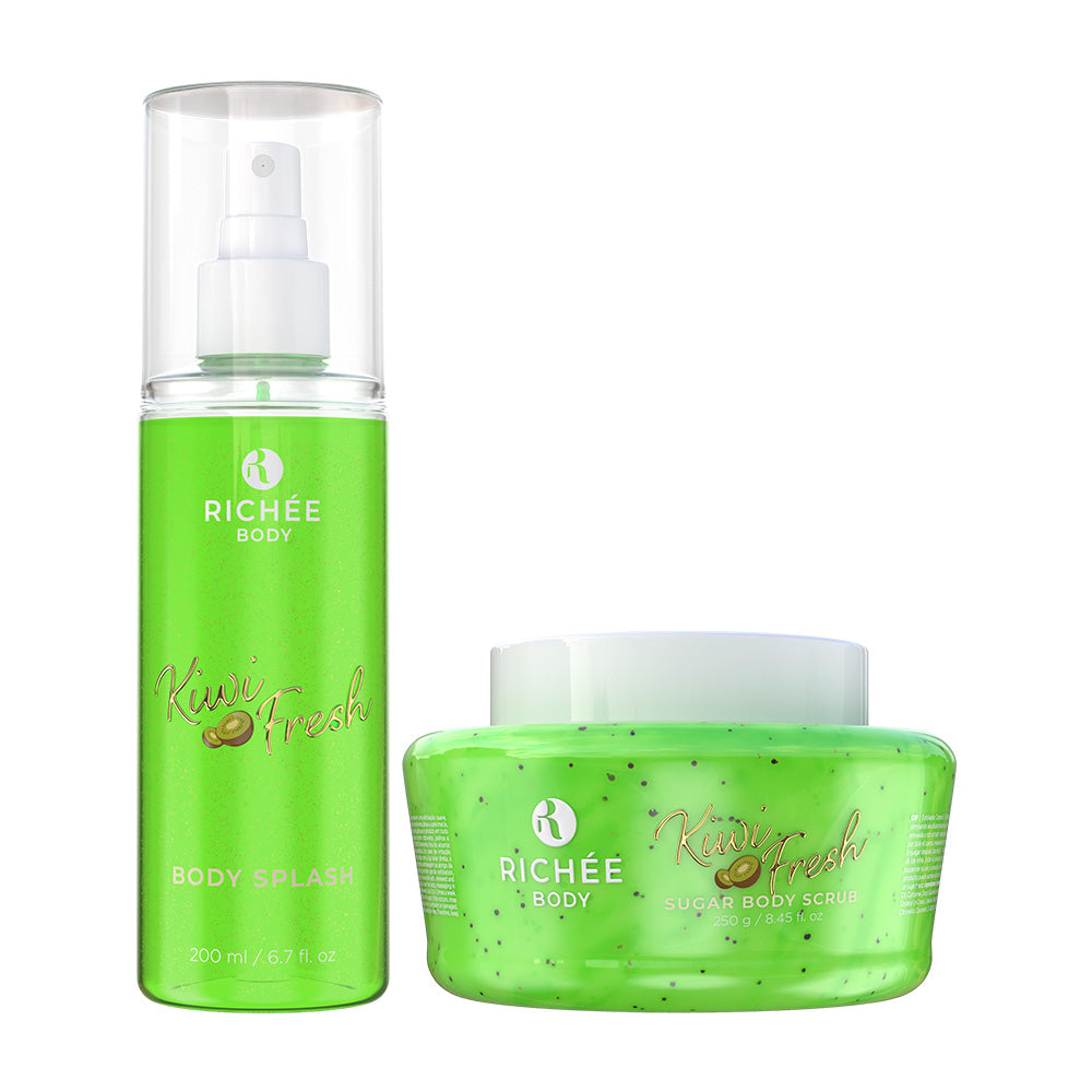 Kit Esfoliante e Body Splash Kiwi