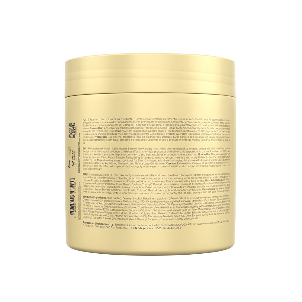 Tratamento Condicionante Revitalizante Clinic Repair 500g