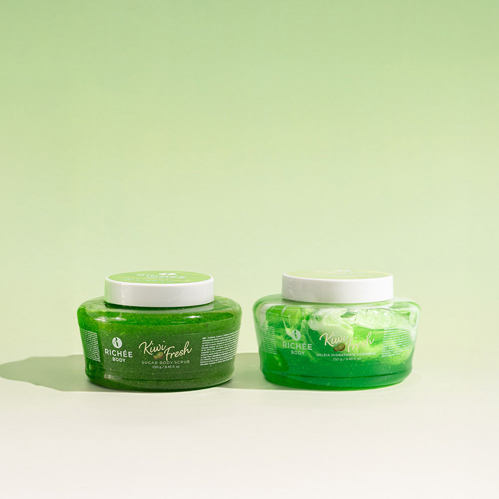 Kit Geleia Hidratante e Esfoliante Kiwi