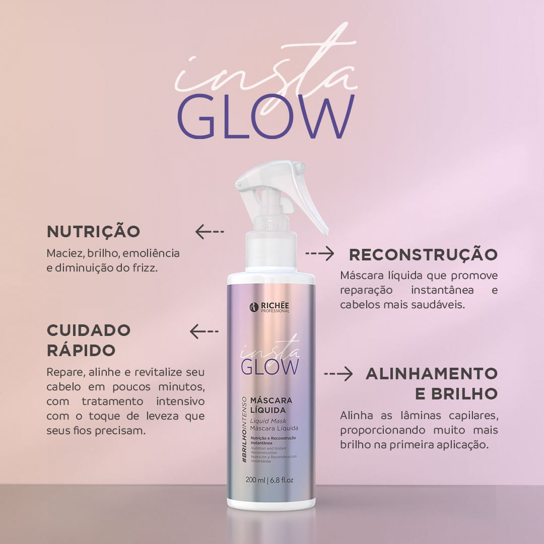 Máscara Líquida Insta Glow 200ml
