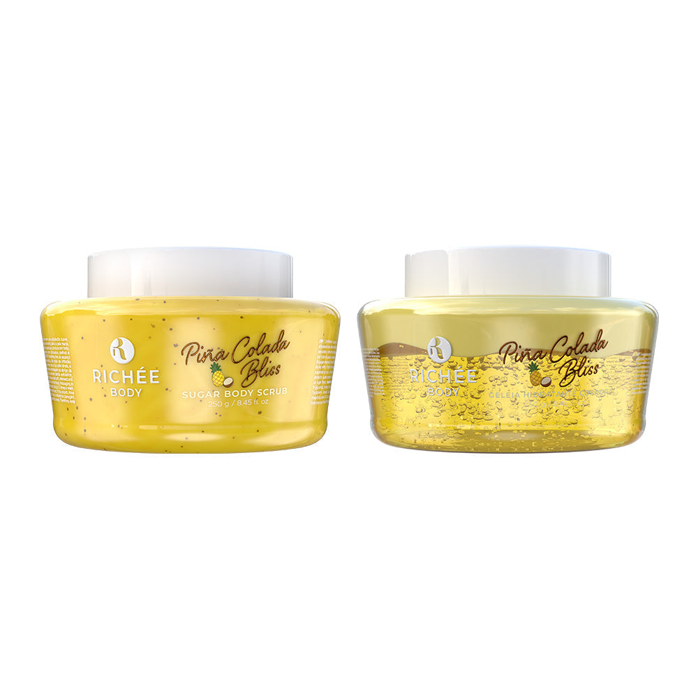 Kit Geleia Hidratante e Esfoliante Piña Colada