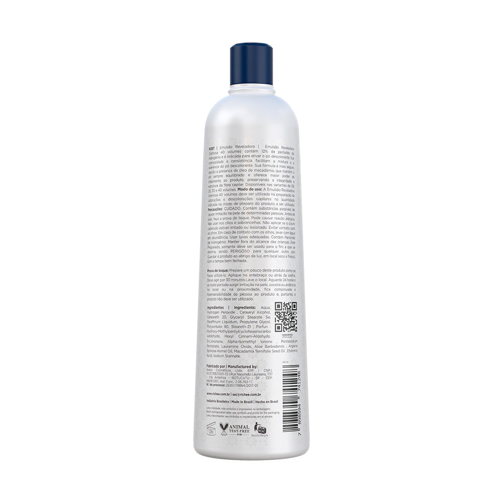 Emulsão Reveladora Cremosa 40Vol. Prismcolor 900ml