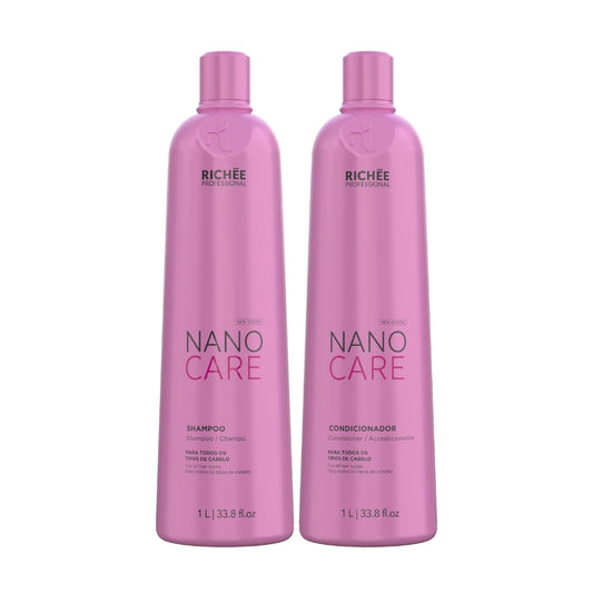 Richée Nano Care Repair Kit Shampoo e Condicionador Profissional (2x1L)