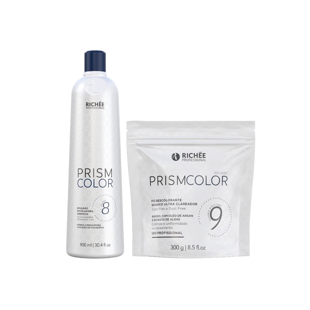 Richée Prismcolor Kit Descoloração Branco 8Vol.