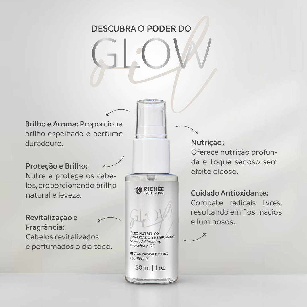 Óleo Nutritivo Finalizador Perfumado Oil Glow 30ml