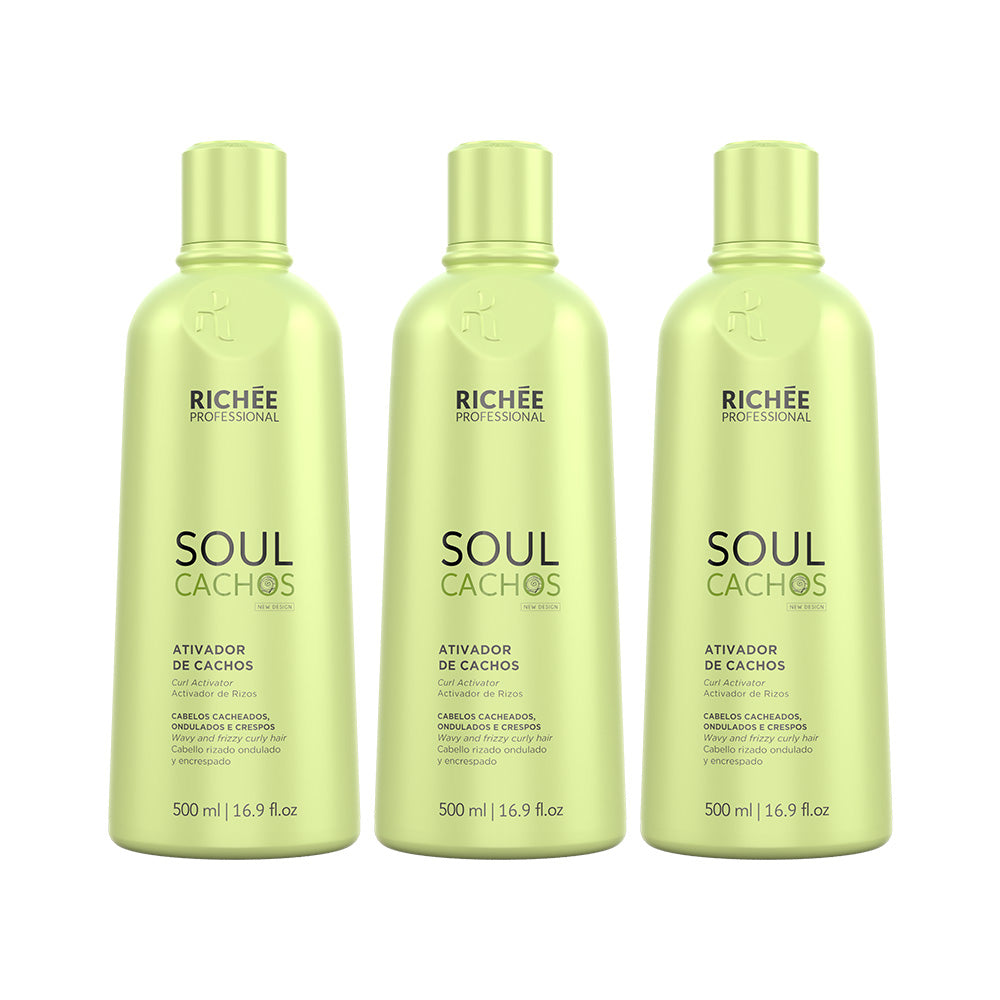 Kit Ativador de Cachos Soul Cachos (3x500g)