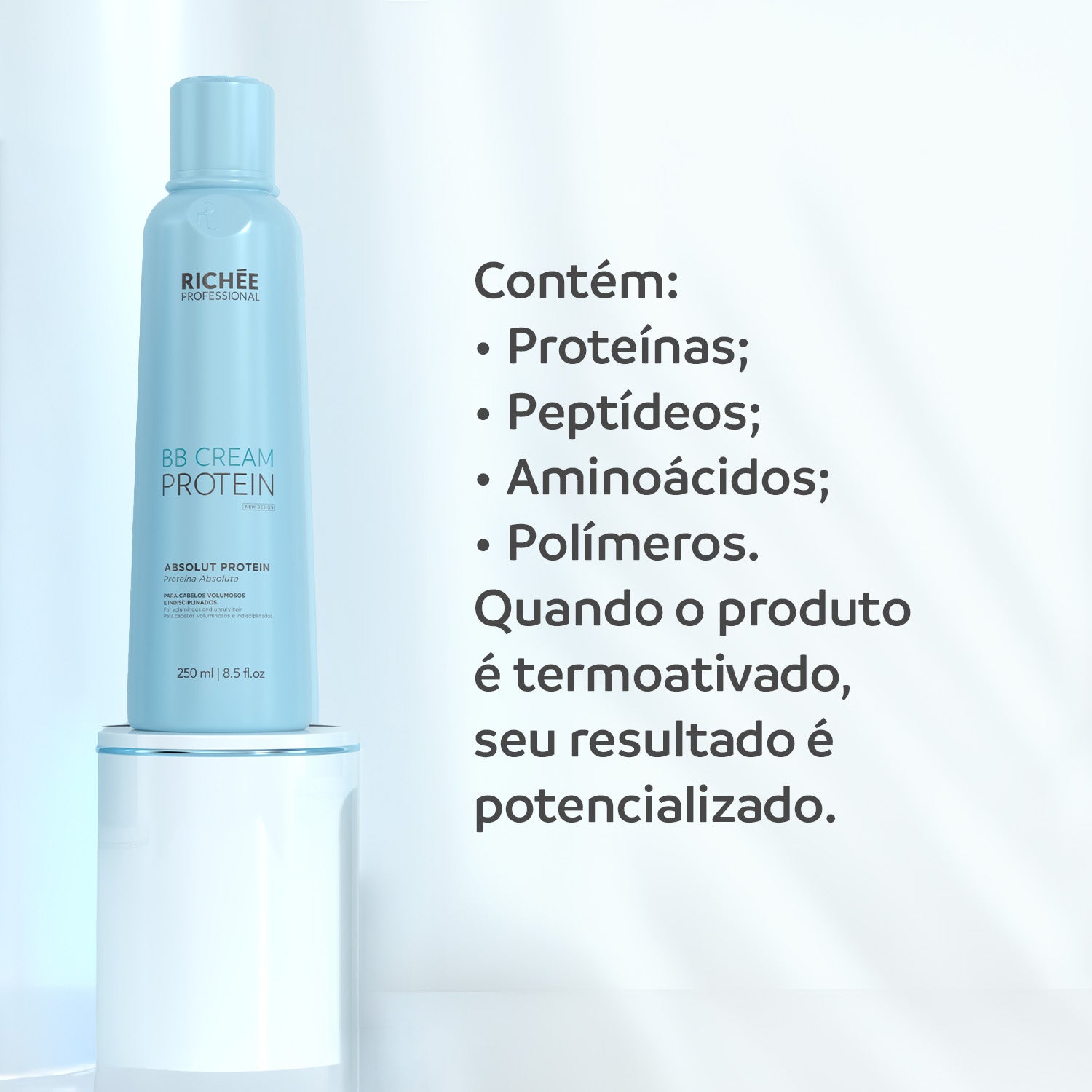 Kit Sh. Ant., Absolut Protein e Másc. BB Cream (3x250ml)