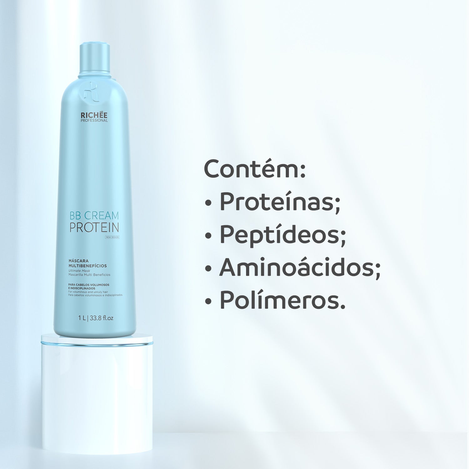 Kit Sh. Ant., Absolut Protein e Másc. BB Cream  (3x1L)