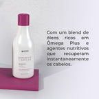 Kit Shampoo Antirresíduo + Texturizador Bioplástica (2x300ml) e Óleo Argan e Ojon 9ml