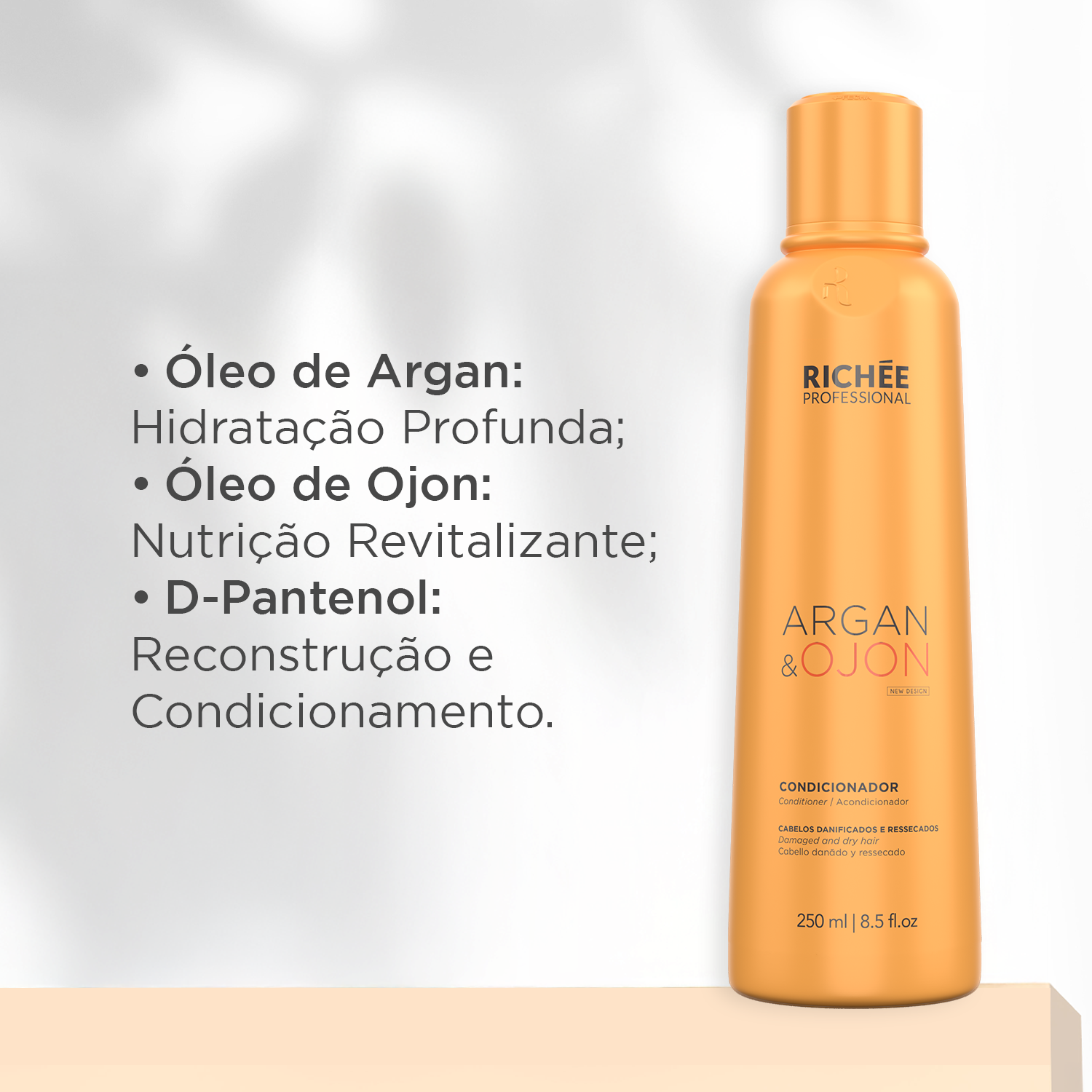 Richée Argan e Ojon Kit Shampoo Condicionador e Máscara