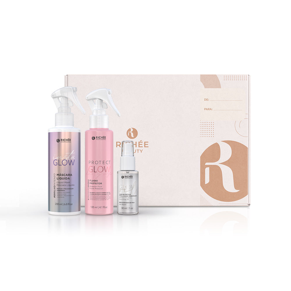 Kit Richée Insta Glow Protect Glow e Oil Glow