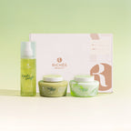Kit Esfoliante, Geleia e Body Splash Pistache