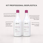Kit Shampoo Antirresíduo + Texturizador Bioplástica (2x1L)  e Óleo Argan e Ojon 9ml