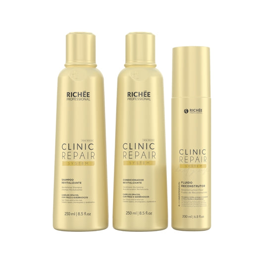 Richée Clinic Repair System Kit Shampoo Condicionador e Fluído