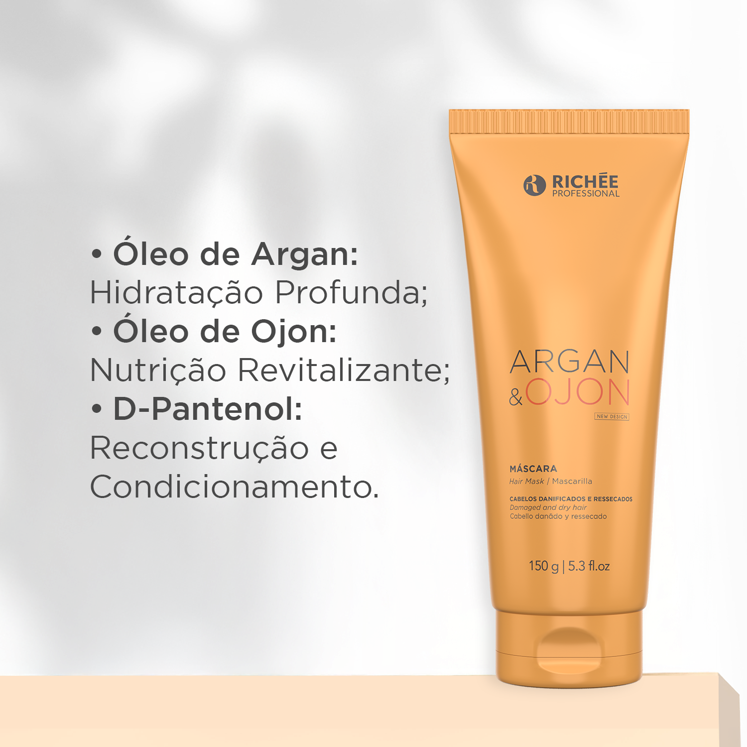 Richée Argan e Ojon Kit Shampoo Condicionador e Máscara