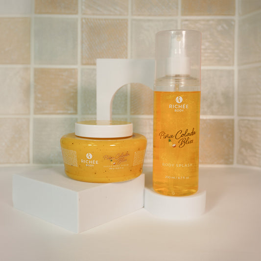Kit Esfoliante e Body Splash Piña Colada