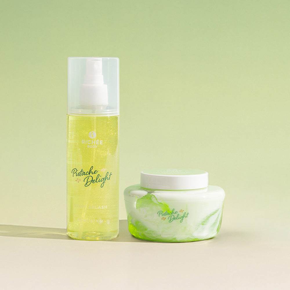 Kit Geleia Hidratante e Body Splash Pistache