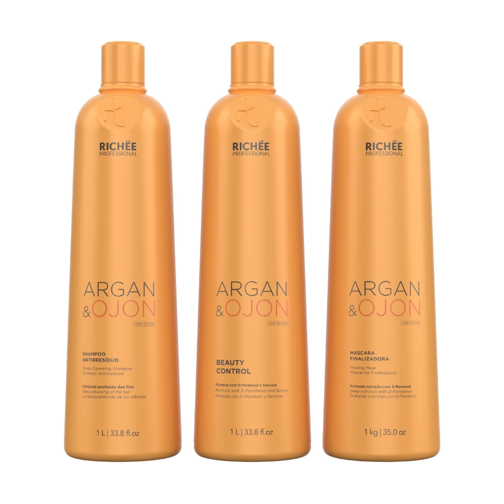 Richée Argan e Ojon Kit Defrizante Profissional (3x1L)