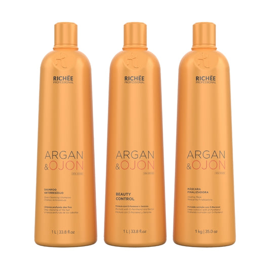 Richée Argan e Ojon Kit Defrizante Profissional (3x1L)