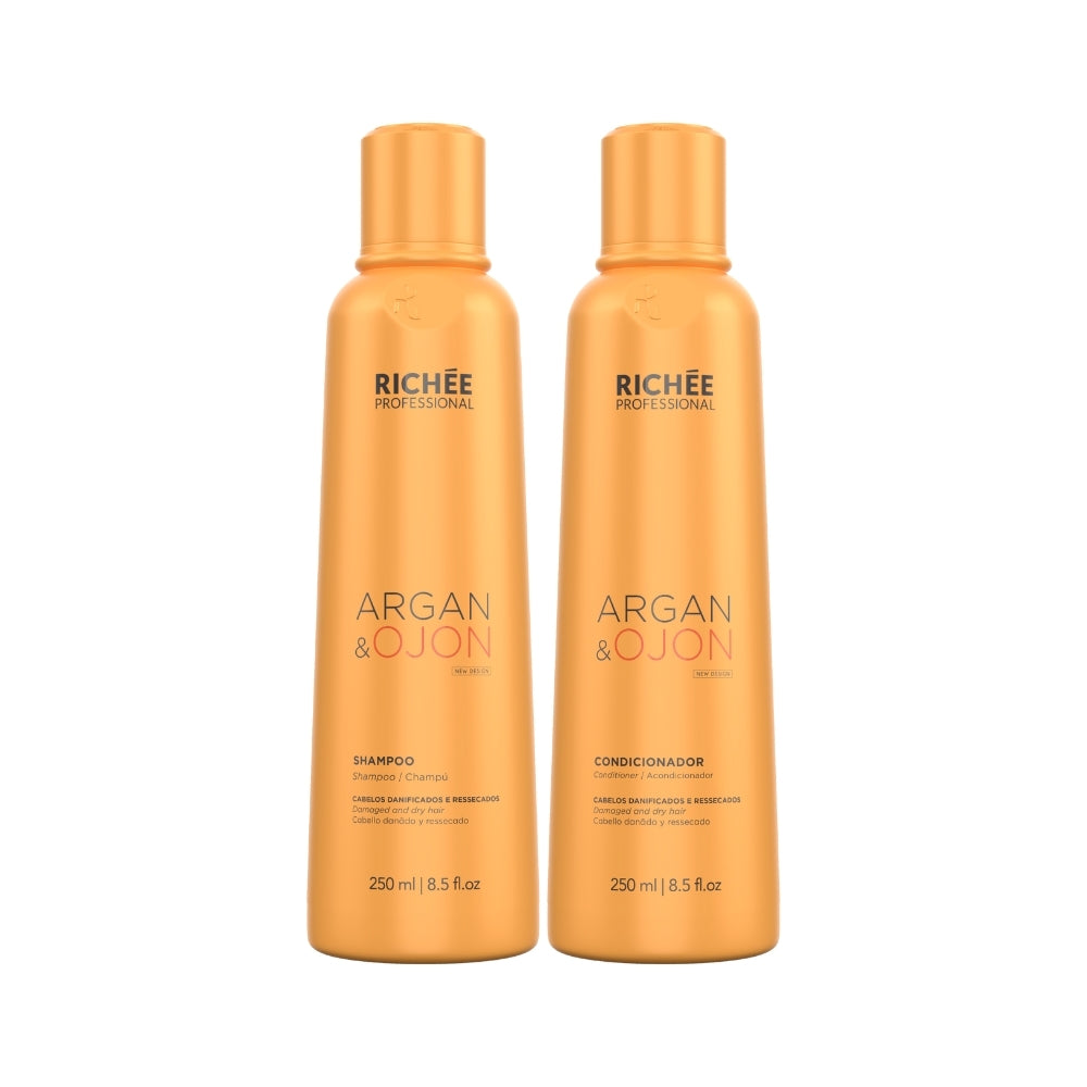 Richée Argan e Ojon Kit Shampoo e Condicionador (2x250ml)