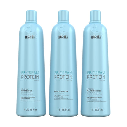 Richée BB Cream Kit Defrizante Profissional (3x1L)