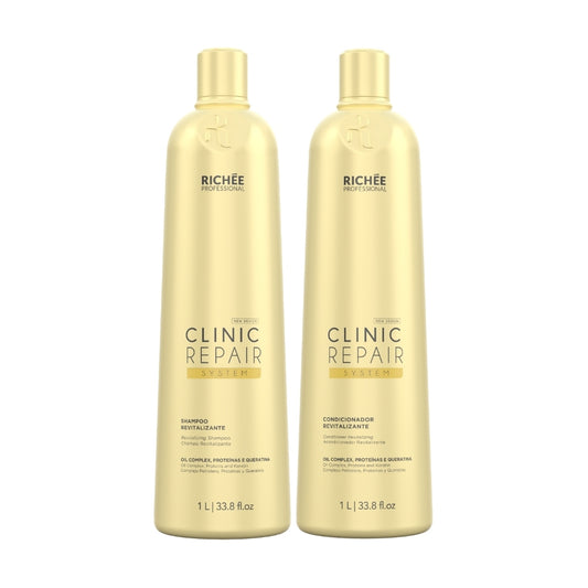 Richée Clinic Repair System Kit Shampoo e Condicionador Profissional (2x1L)