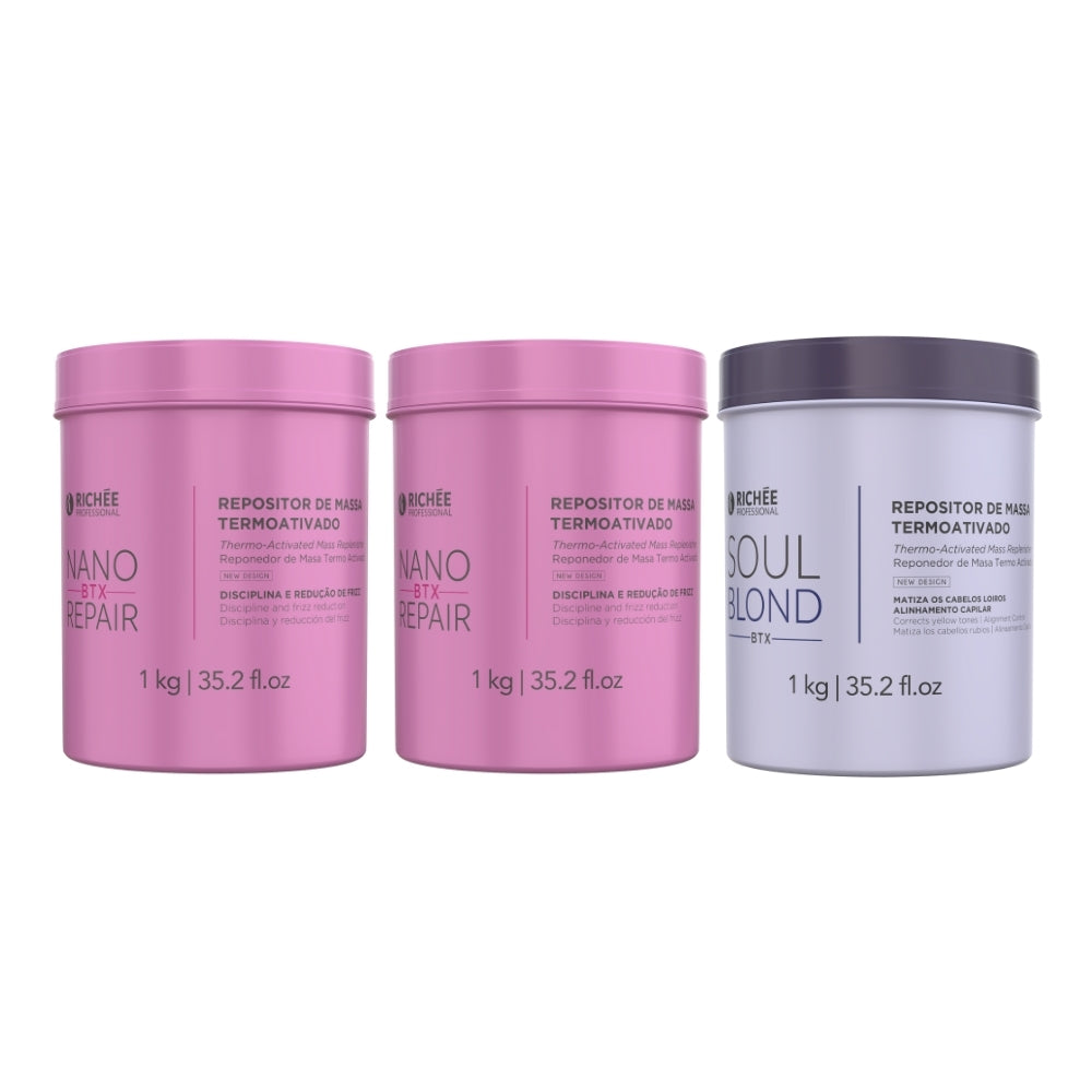 Richée Kit 2 Nano + Soul Blond (3x1Kg)