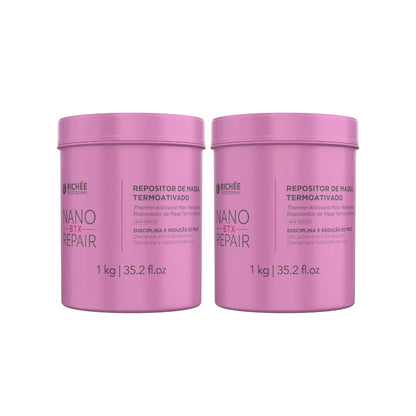 Richée Nano Repair Repositor de Massa Kit Duo (2x1Kg)