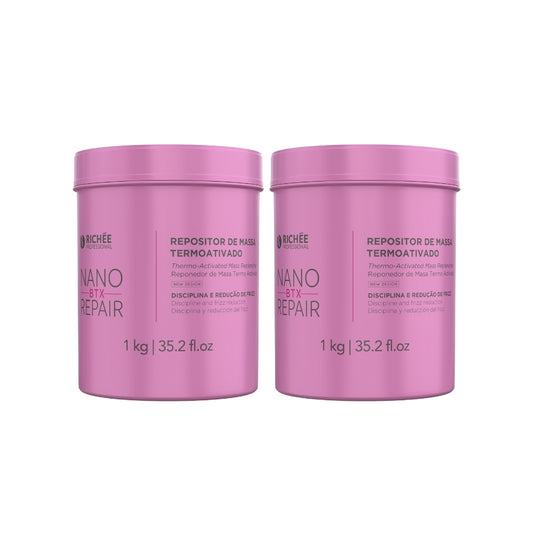 Richée Nano Repair Repositor de Massa Kit Duo (2x1Kg)