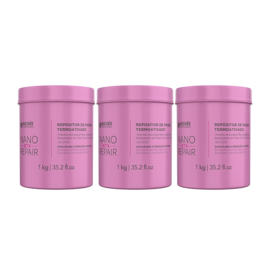 Richée Nano Repair Repositor de Massa Kit Salão (3x1Kg)