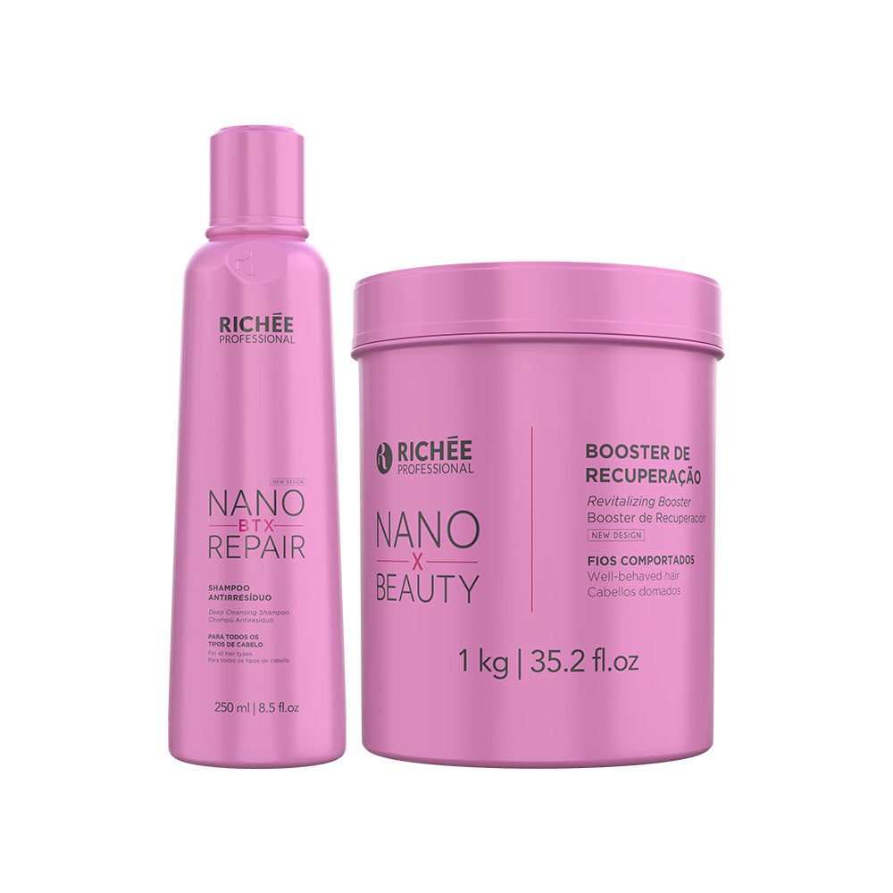 Richée Nano Repair Kit Shampoo e Repositor de Massa