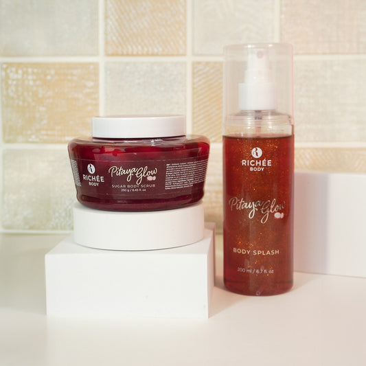 Kit Esfoliante e Body Splash Pitaya