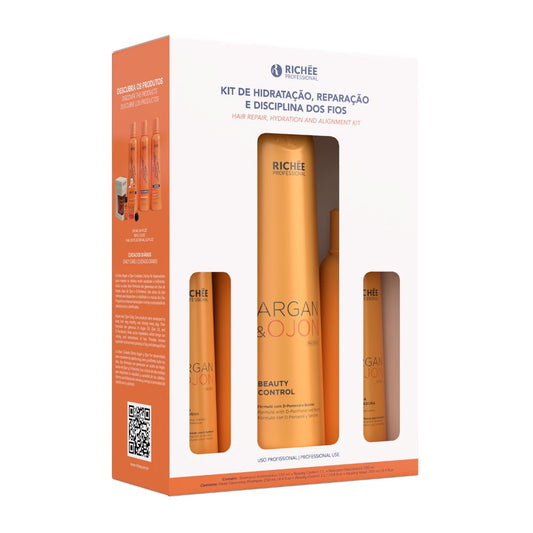 Richée Argan e Ojon Kit Defrizante Promocional Ganhe Shampoo e Máscara