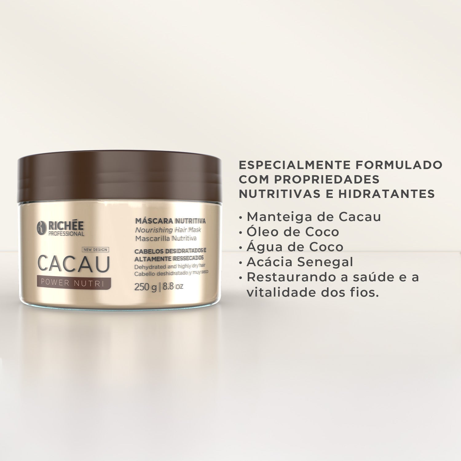 Máscara Cacau Power Nutri 250g