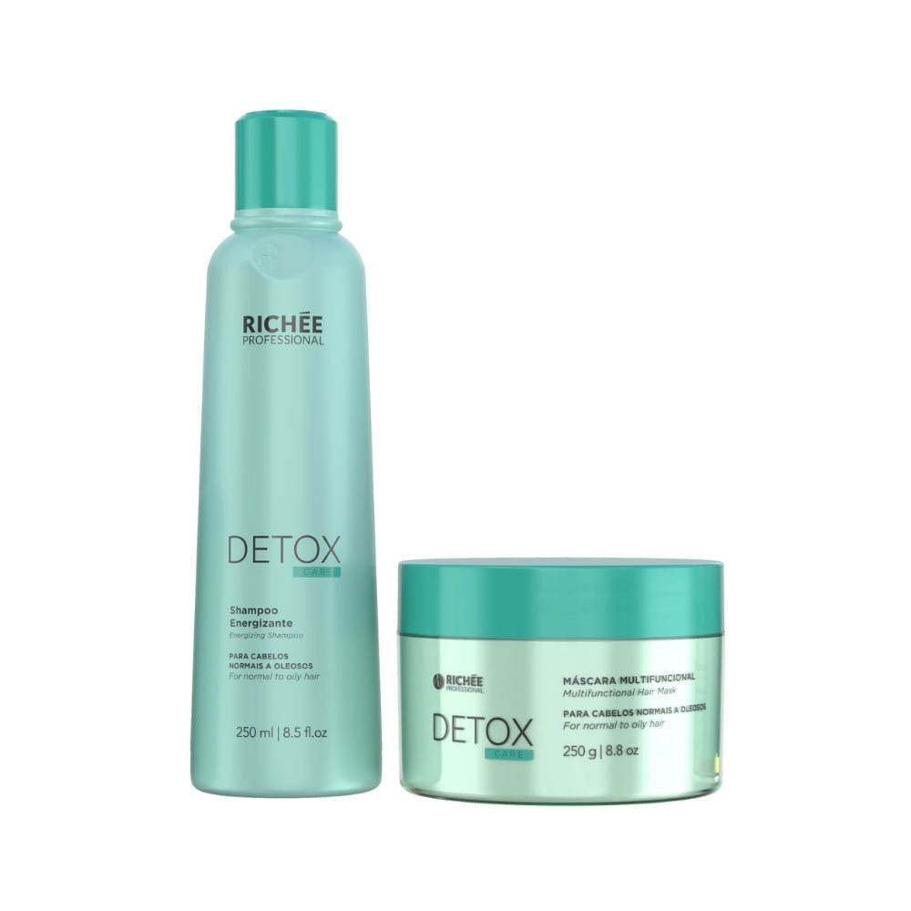 Kit Shampoo e Máscara Detox Care