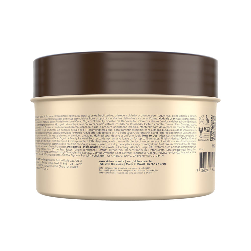 Booster de Renovação Cacau Organic X Beauty 250g