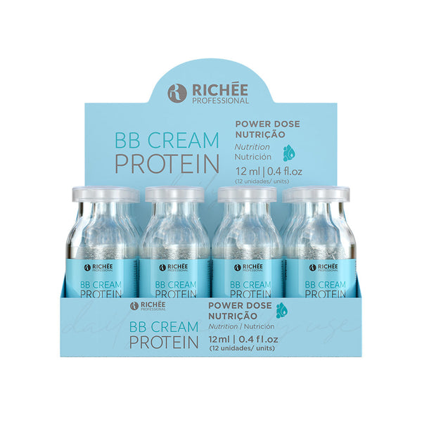 Ampola Nutrição BB Cream Protein 12ml Caixa com 12 unidades