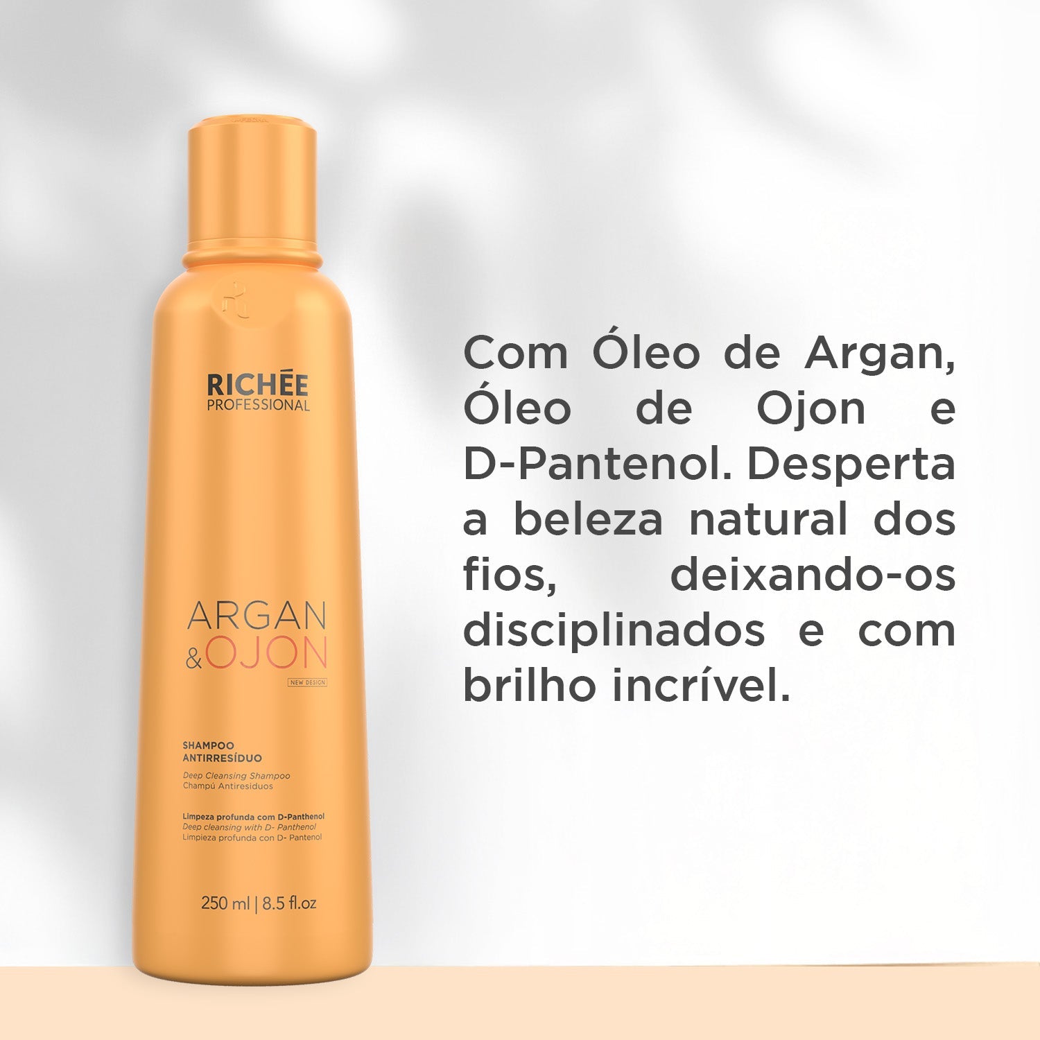 Shampoo Antirresíduo Argan e Ojon 250ml