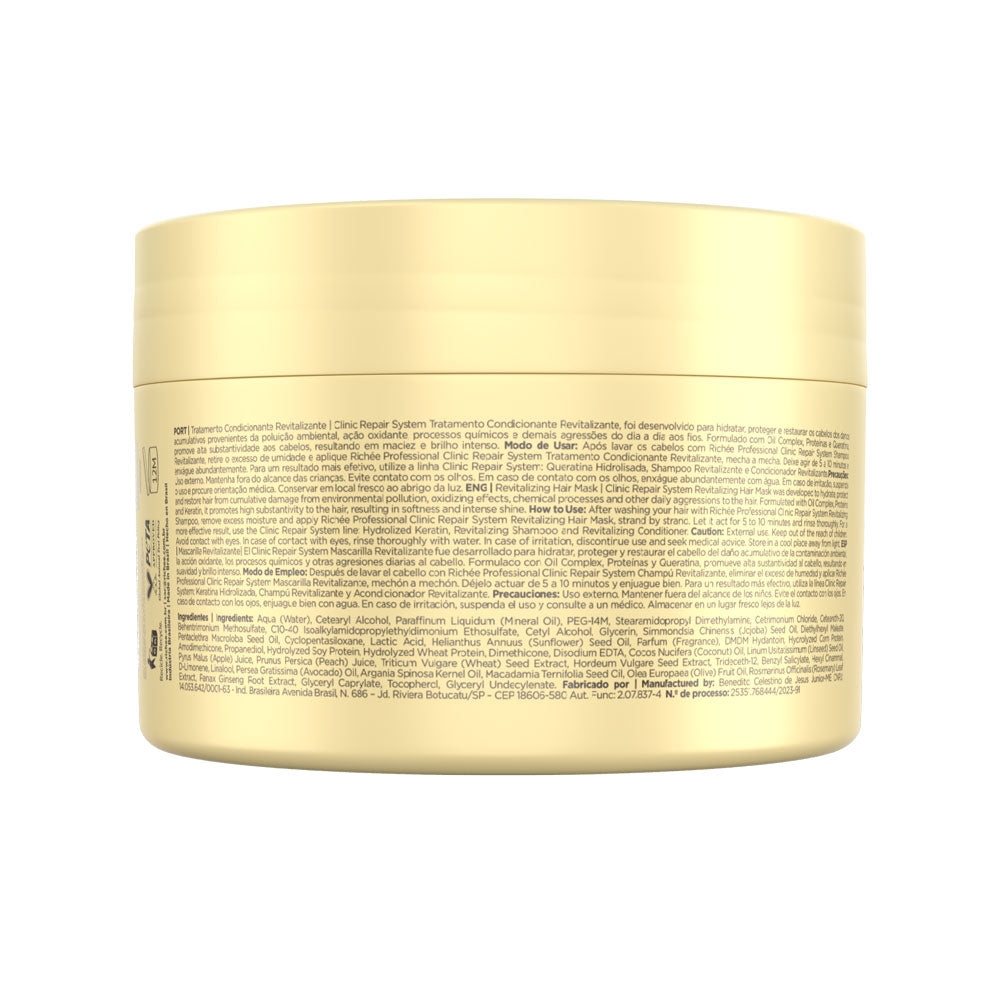 Tratamento Condicionante Revitalizante Clinic Repair 250g