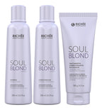 Kit Shampoo, Condicionador e Máscara Soul Blond