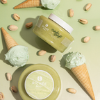 Kit Esfoliante, Geleia e Body Splash Pistache